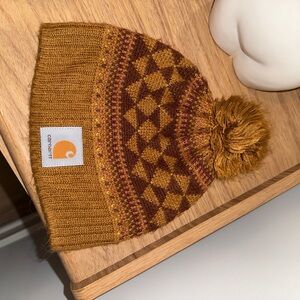 Carhartt Brown Knit Beanie
